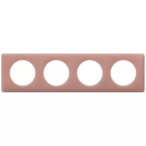 Legrand Céliane 4-cadru, roz pudrat - 66764