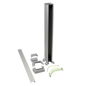   Mini-coloană Legrand cu fixare prin clips, 1 compartiment, 0,68 m, aluminiu - 653004