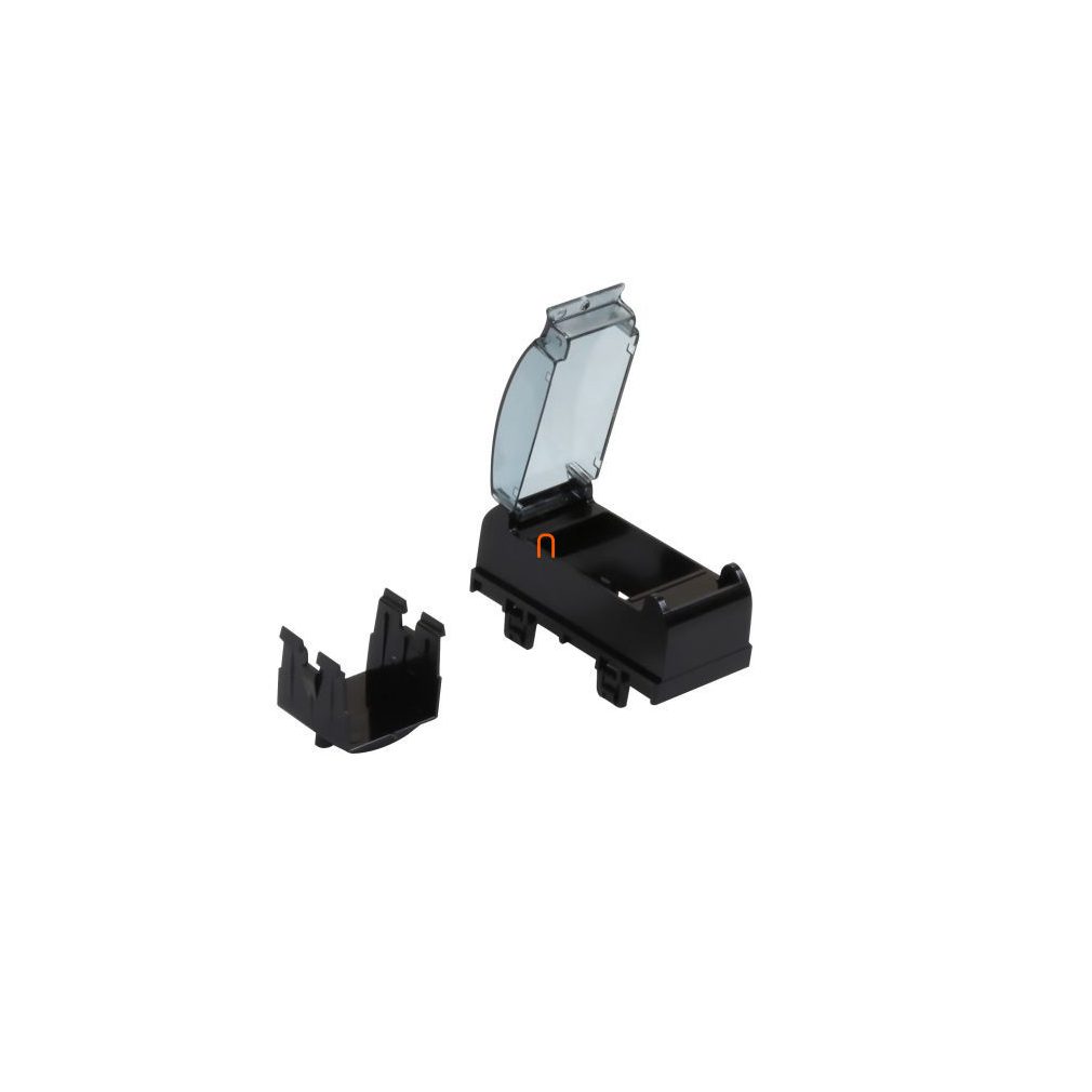 Adaptor DLP pentru canal sau stâlp de alimentare, pentru dispozitive modulare, negru 653075