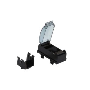   Adaptor Legrand DLP cu fixare rapidă pentru conducte sau coloane de alimentare, pentru dispozitive modulare, negru - 653075