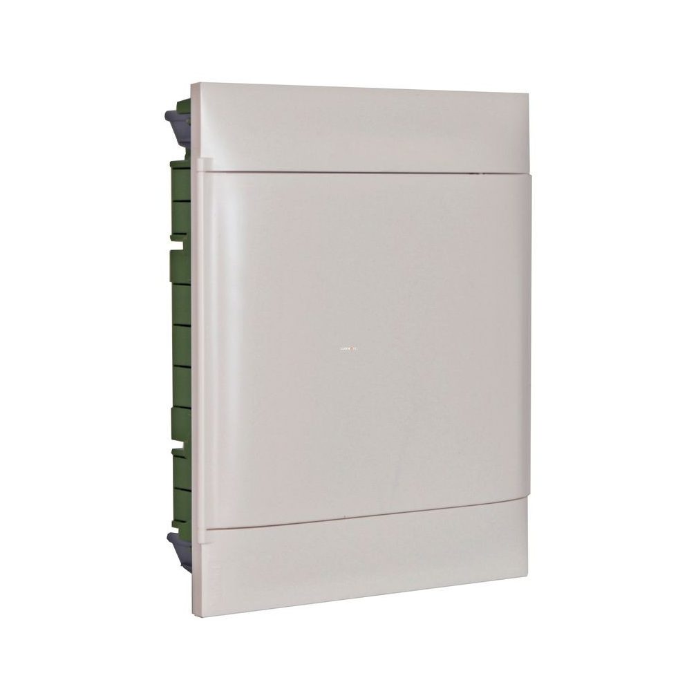 Legrand PractiboxS distribuitor mic încastrabil în perete de cărămidă, 2 rânduri, 12 module, cu ușă albă (135142)
