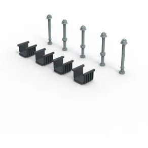   Kit jgheaburi pentru cabluri Legrand XL3 S 4000 pentru șină C din aluminiu - 339940