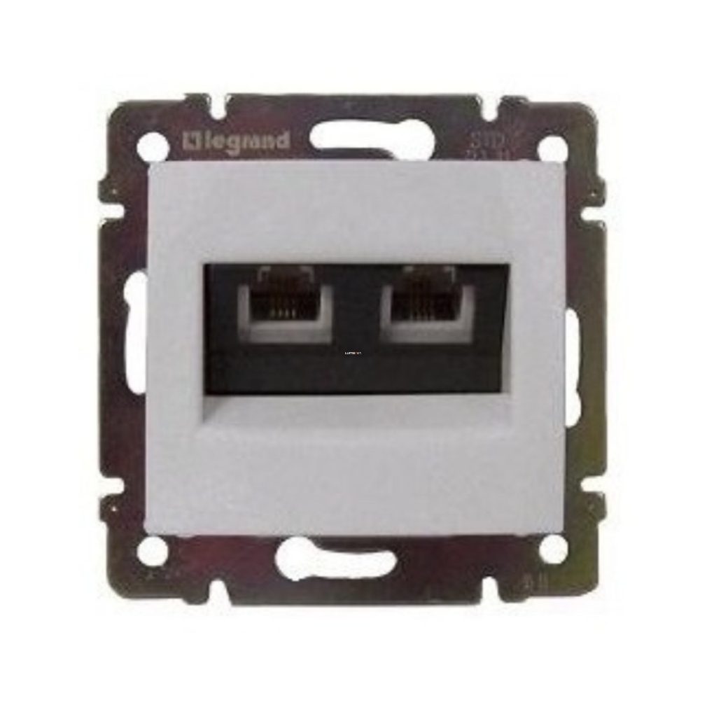 Legrand Valena 2xRJ45 FTP Cat6 priză albă (774233)