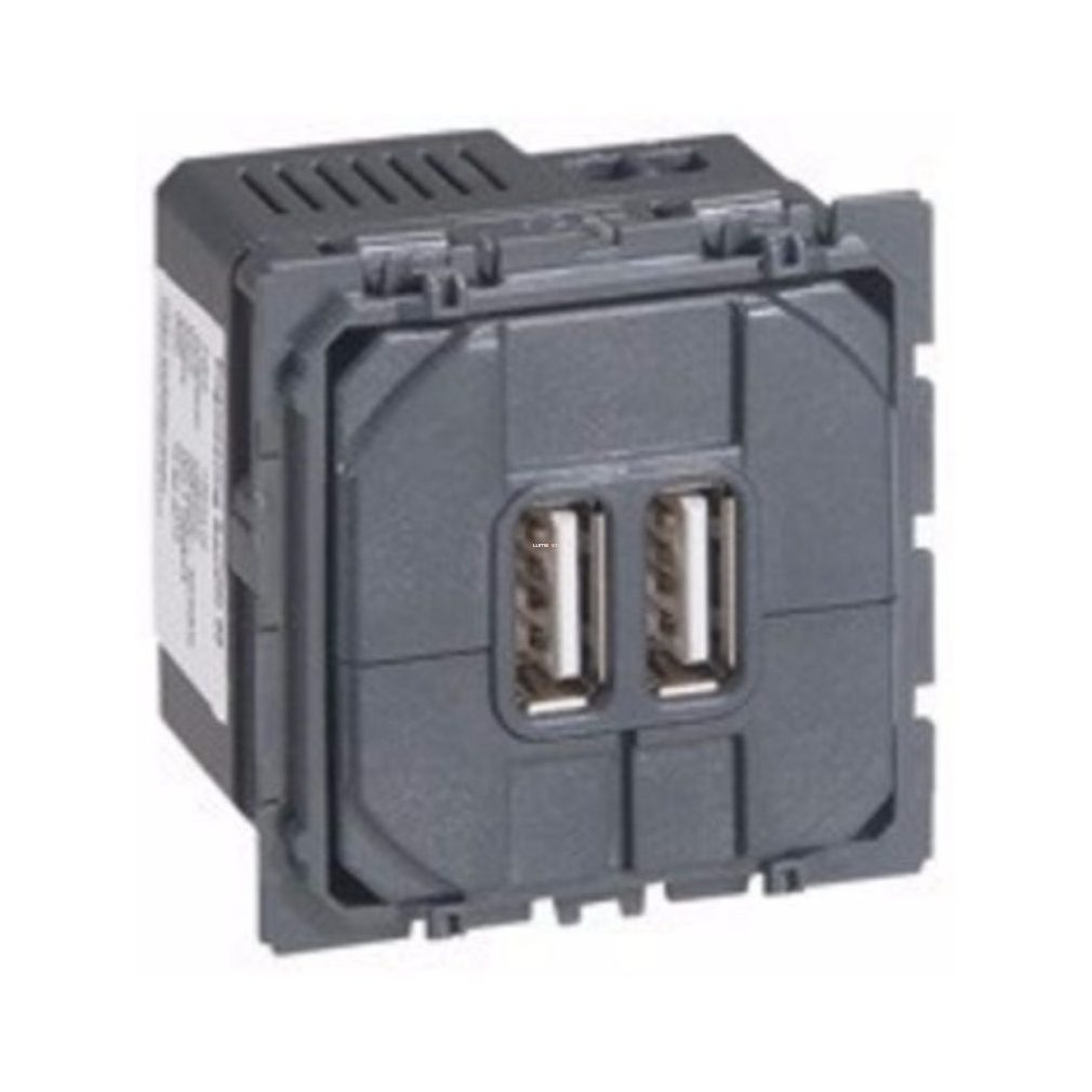 Legrand Céliane 2xUSB priză de încărcare, 1500 mA (2400mA) (067462)