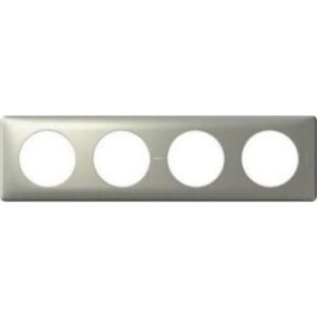 Cadru Legrand Céliane cu 4 prize, titan - 68904
