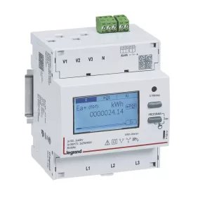   Legrand fogyasztásmérő RS485 kimenettel 3F 5A MID 412043 - EMDX3