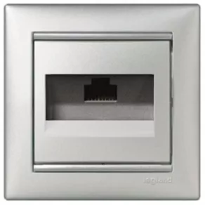   Priză Legrand Valena 1xRJ45 UTP Cat6, clemă din aluminiu - 770246