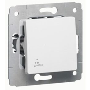   Legrand Cariva alb 101 IP44 întrerupător unipolar fără ramă - 773609