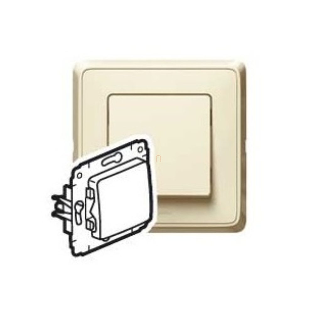 Legrand Cariva 773707 bézs 107 keresztkapcsoló keret nélkül