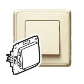   Legrand Cariva bej 107 întrerupător încrucișat fără ramă - 773707
