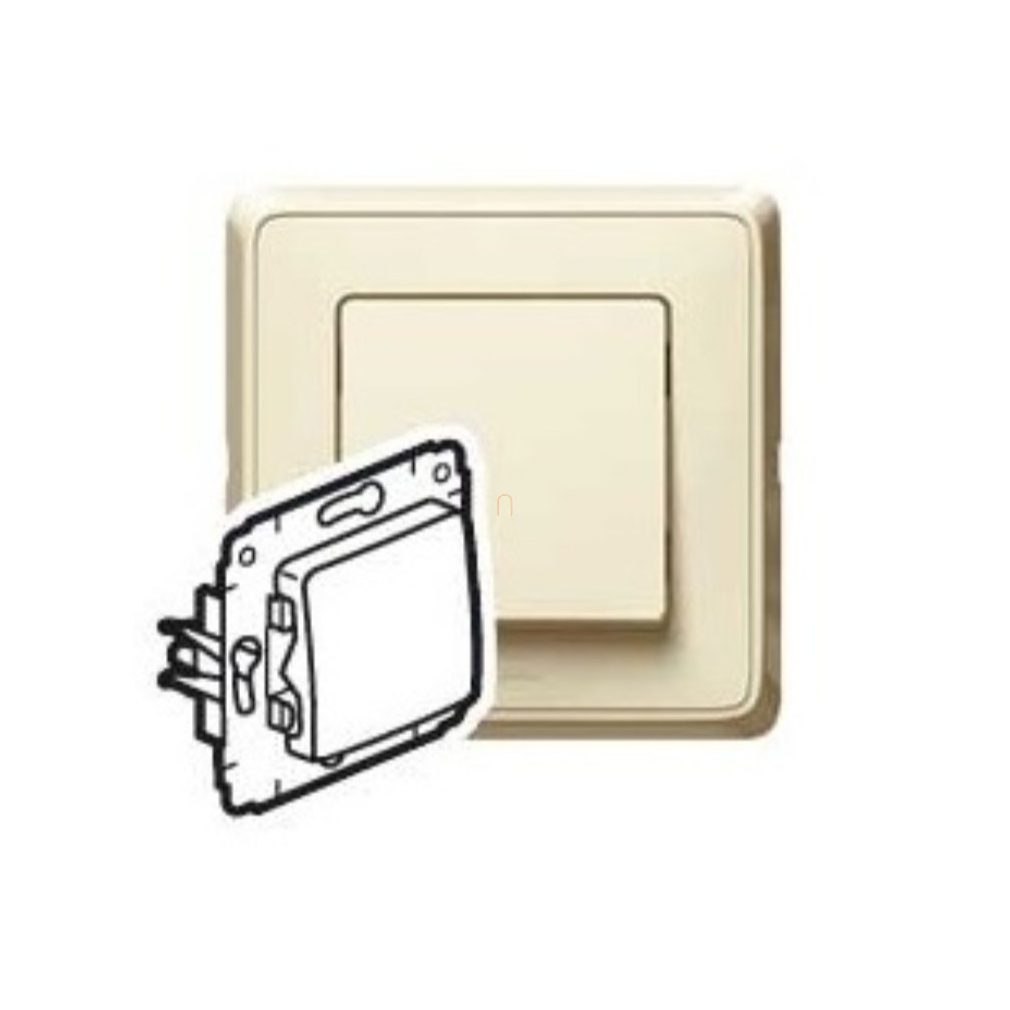 Legrand Cariva 773711 bej N101 unipolar fără cadru de apăsare