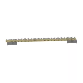   Terminal de distribuție N din cupru neizolat, fixat cu șuruburi, Legrand PractiboxS, 40 de puncte de conectare, 20x16mm² + 20x10mm²; Icc=6 kA - 134015