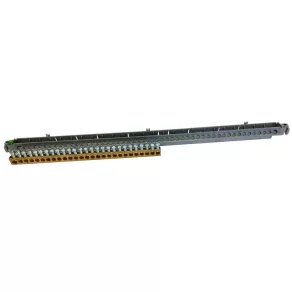   Legrand PractiboxS 18 module 1-4 rânduri pentru montare pe suprafață/2-4 rânduri pentru dulapuri încastrate, 1 x (1x25mm² + 26x16mm²) terminal de distribuție PE neizolat - 134805