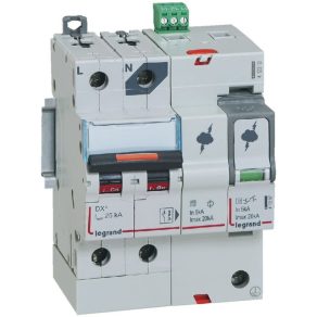   Legrand Lexic descărcător compact de supratensiune T2, 40 kA, 320 V c.a., 1P+N zero dreapta+SD - 412216