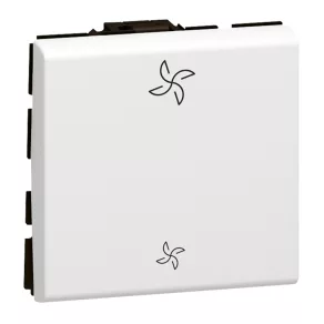   Legrand Program Mosaic controler ventilator, 2 m, alb - 077027L