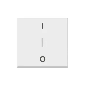   Întrerupător bipolar Legrand Program Mosaic 10A, 2m, alb - 077050L