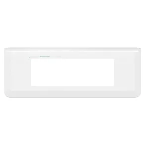   Cadru Legrand Program Mosaic, 6 module, orizontal, alb, antimicrobian - 078726L