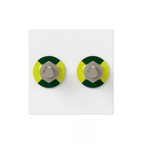   Conector Legrand Program Mosaic EPH, 2 module, alb, antimicrobian - 078760L