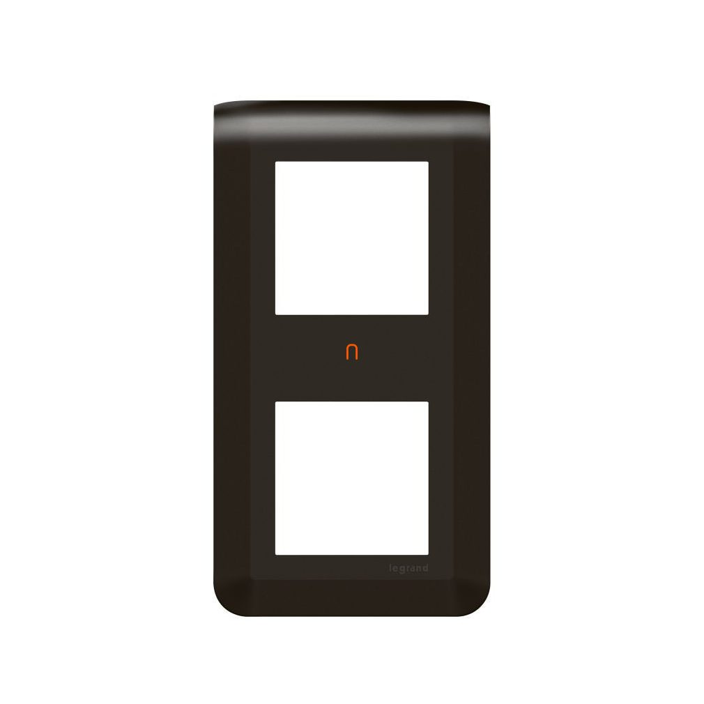 Legrand Program Mosaic ramă 2x2m, verticală, negru mat 079062L