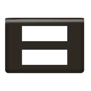   Cadru modular Legrand Program Mosaic 2x6, orizontal, negru mat - 079076L