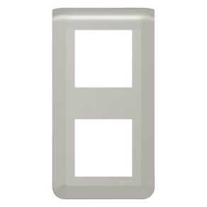   Cadru Legrand Program Mosaic, 2x2 m, vertical, aluminiu - 079322L