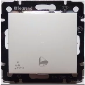 Buton de sonerie Legrand Valena N101 IP44 alb - 770099