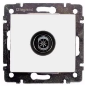   Priză TV Legrand Valena, capac de închidere, 1,5 dB, alb - 774429