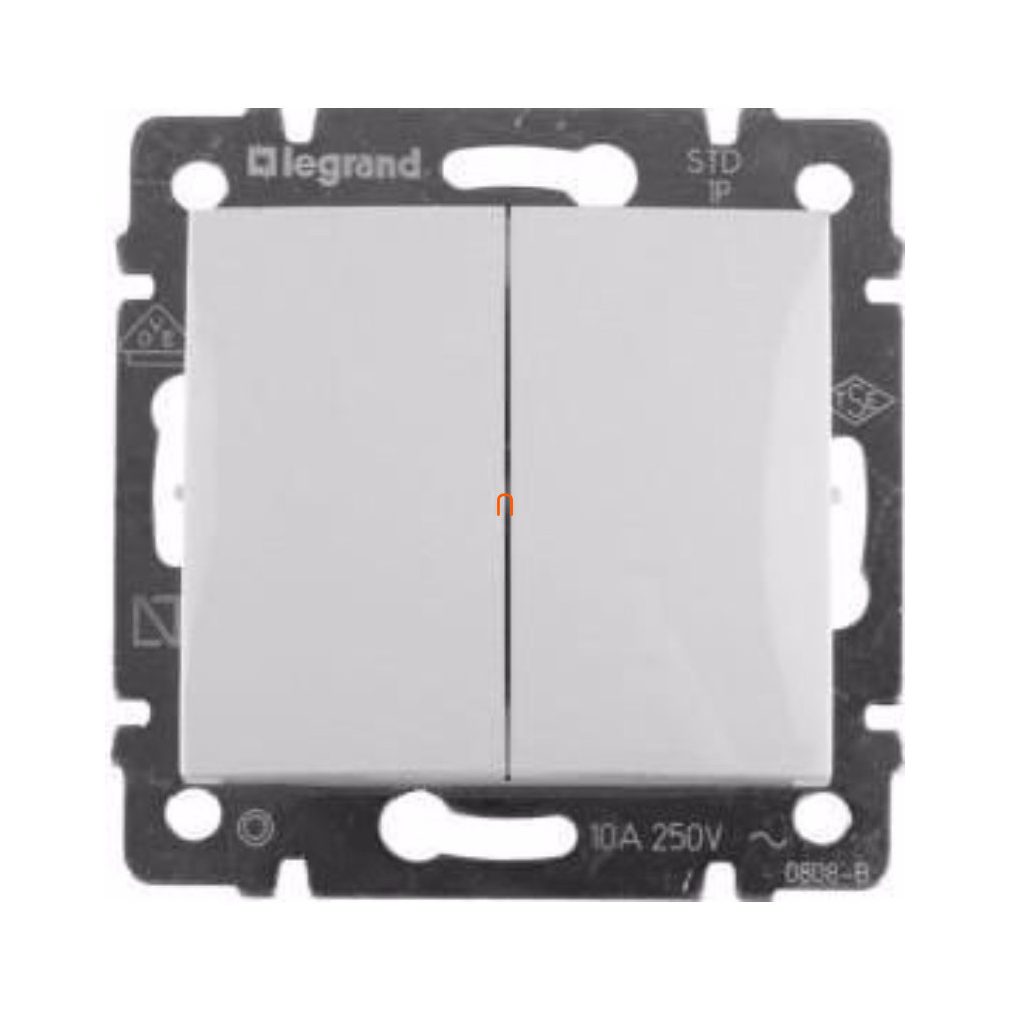 Legrand Valena 106+6 comutator dublu alb (774408)