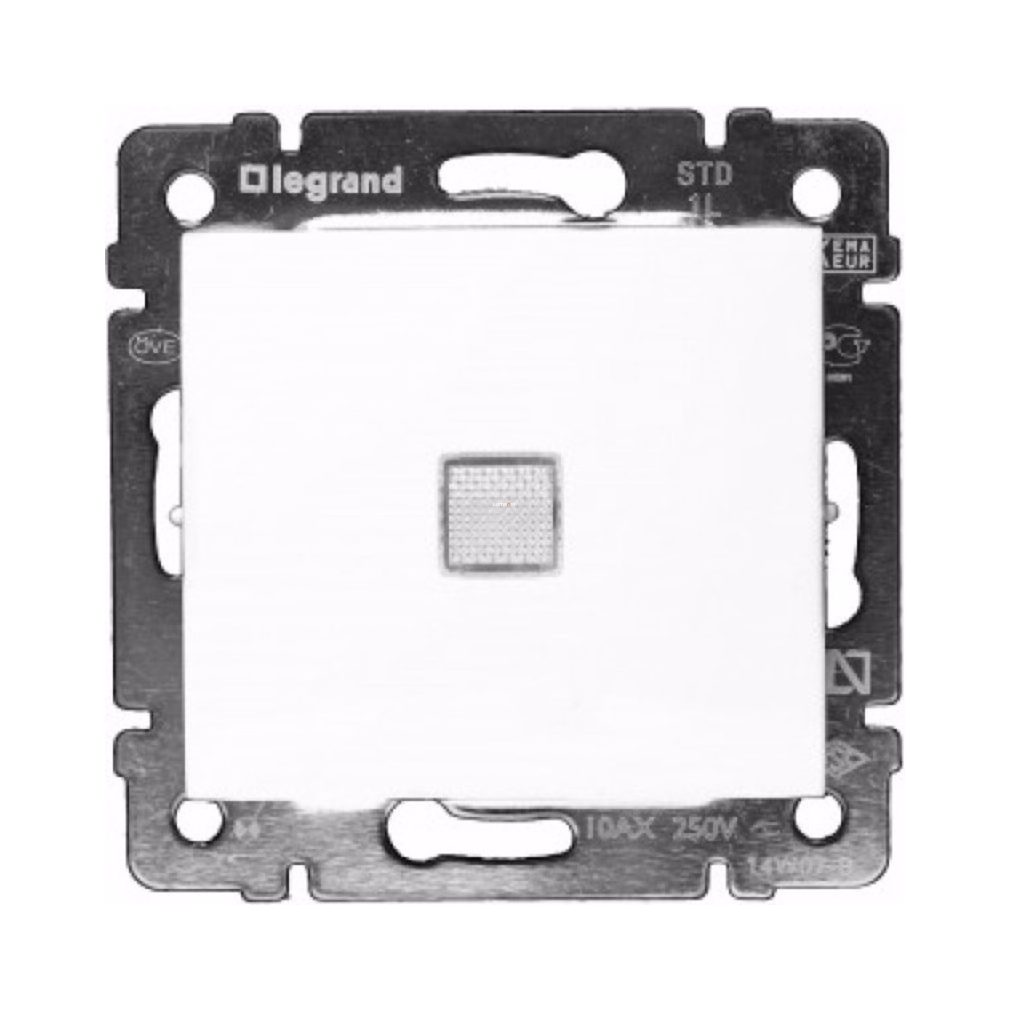 Legrand Valena 106JF comutator cu indicator luminos alb (774426)