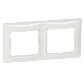 cadru-legrand-valena-2-orizontal-alb-774452-3414971610491