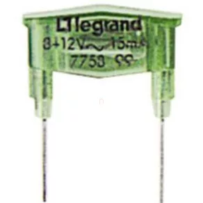 Lampa cu lumină verde LeGrand 230 V 0,5 mA 775897 - 775897