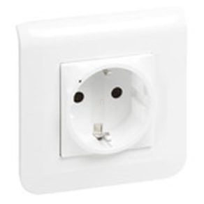   Legrand Program Mosaic Netatmo priză inteligentă albă 2P+F (executive), 16A, cu ramă 1 - 077713L