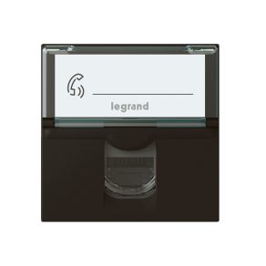   Legrand Program Mosaic RJ45 Cat 6 FTP priză 2 module negru mat - 079165L