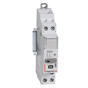   Relee impuls inteligent LeGrand CX3 (actuator) cu lățimea de 1 modul, 1 ieșire NO (normal deschis), 20 A, bej - 412171