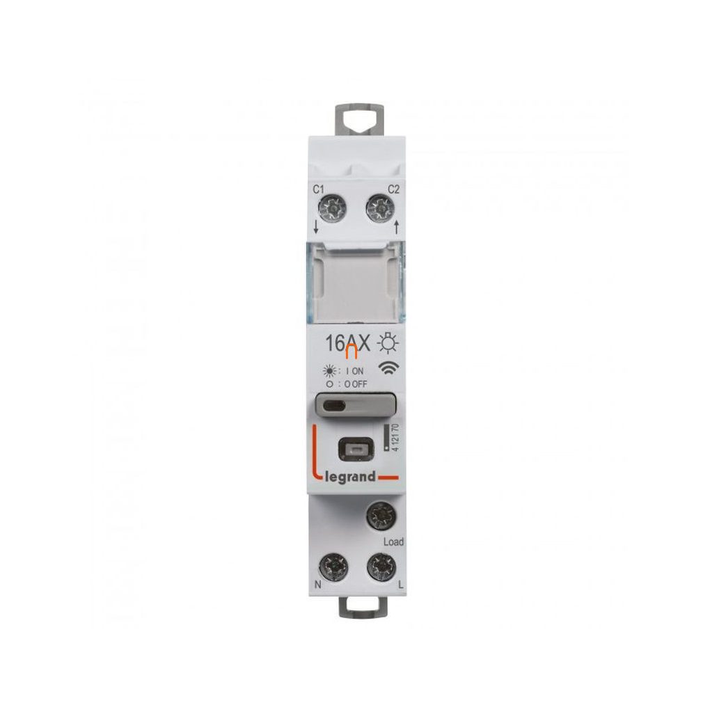 Legrand 412170 CX3 releu impuls inteligent (executor) 1 modul lat, 1x NO (contact de închidere) ieșire, 16Ax bej