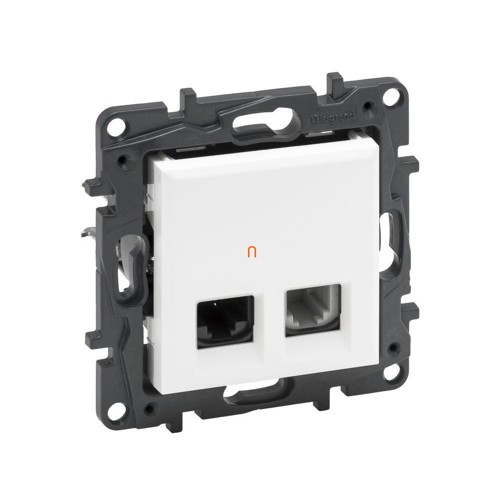 Legrand Niloé Step alb RJ45 Cat.6 UTP + 1xRJ11 priză 863156
