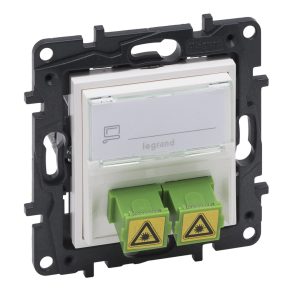 Priză optică Legrand Niloé Step SC/APC, albă - 863171