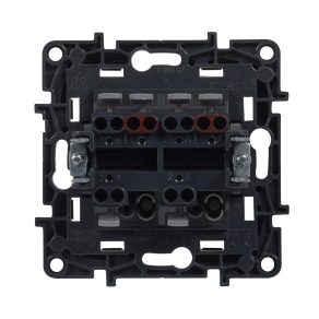 Legrand Niloé Step comutator dublu, 10AX, aluminiu - 863308
