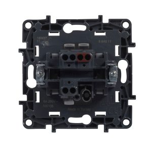 Buton Legrand Niloé Step unipolar, 6A, aluminiu - 863309