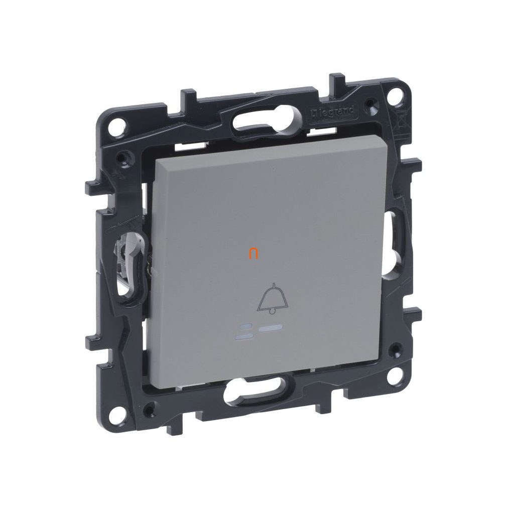Legrand Niloé Step aluminiu N101 JF CSJ cu semnalizator luminos monopol, sonerie 863310