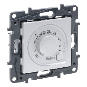   Termostat de cameră Legrand Niloé Step, 8A, aluminiu - 863341