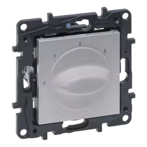  Comutator Legrand Niloé Step (0, 1, 2, 3), aluminiu - 863345