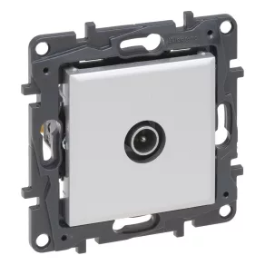   Priză Legrand Niloé Step TV în formă de stea, capac de închidere (1,5 dB), aluminiu - 863374