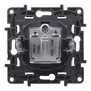   Priză de trecere Legrand Niloé Step TV-R-SAT (14 dB), aluminiu - 863378