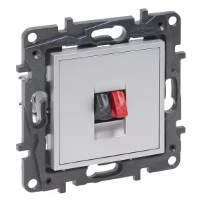 Priză pentru difuzor Legrand Niloé Step, aluminiu - 863385