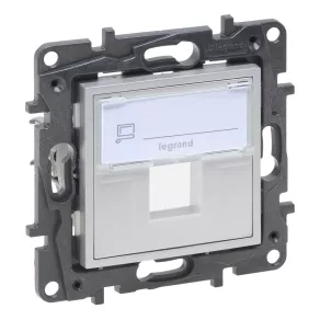 Adaptor Legrand Niloé Step, aluminiu - 863387