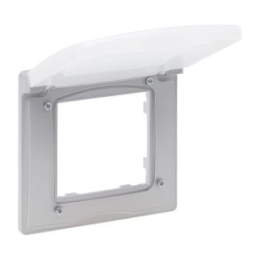 Cadru Legrand Niloé Step 1, IP44, aluminiu - 863396