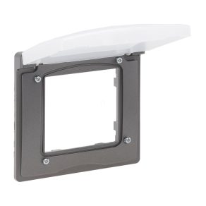 Cadru Legrand Niloé Step 1, IP44, gri grafit - 863496