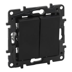   Întrerupător pentru candelabru Legrand Niloé Step, 10AX, negru - 863505