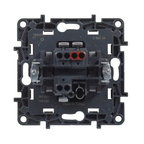 Buton Legrand Niloé Step unipolar, 6A, negru - 863509